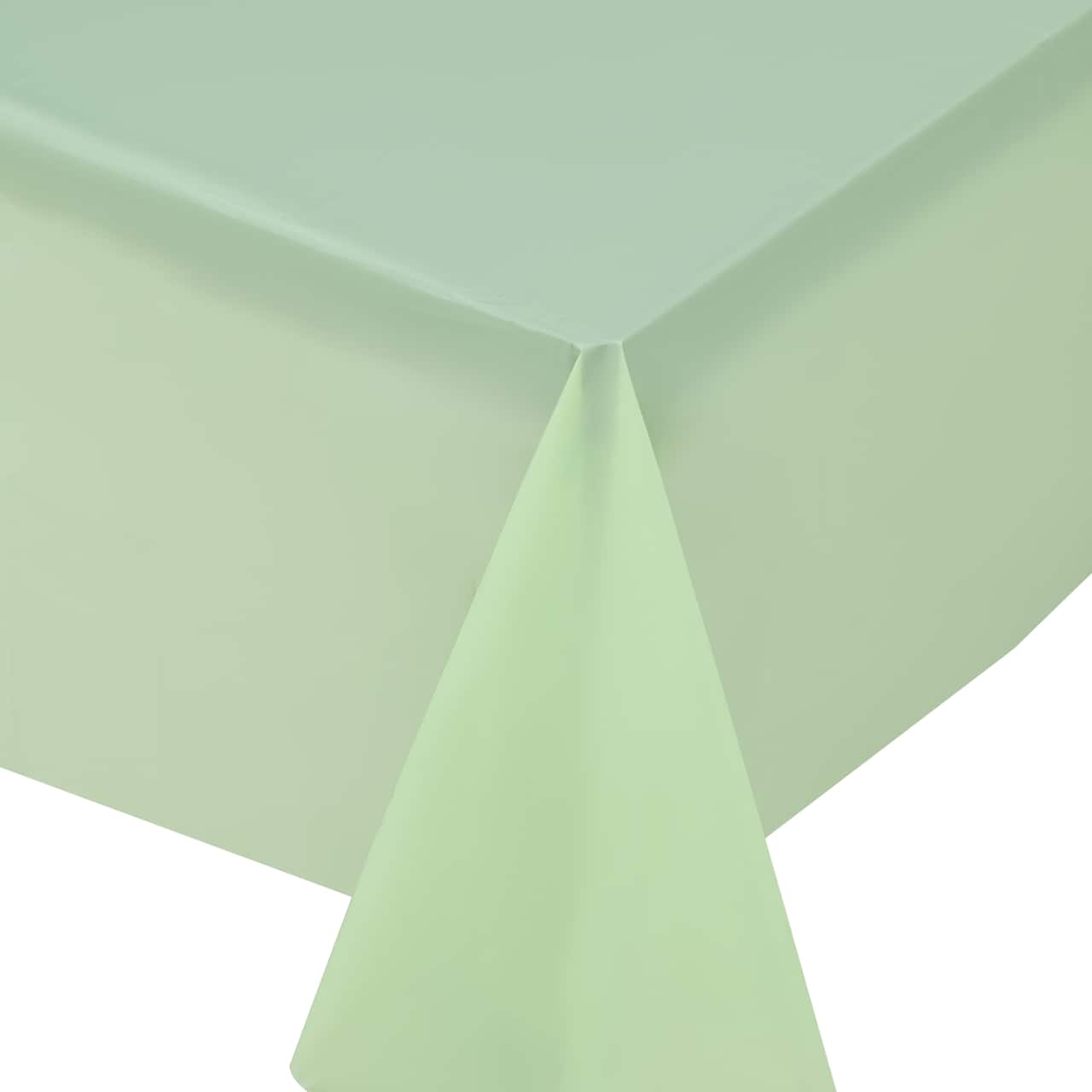 48 Pack: 54" x 108" Solid Plastic Table Cover by Celebrate It™